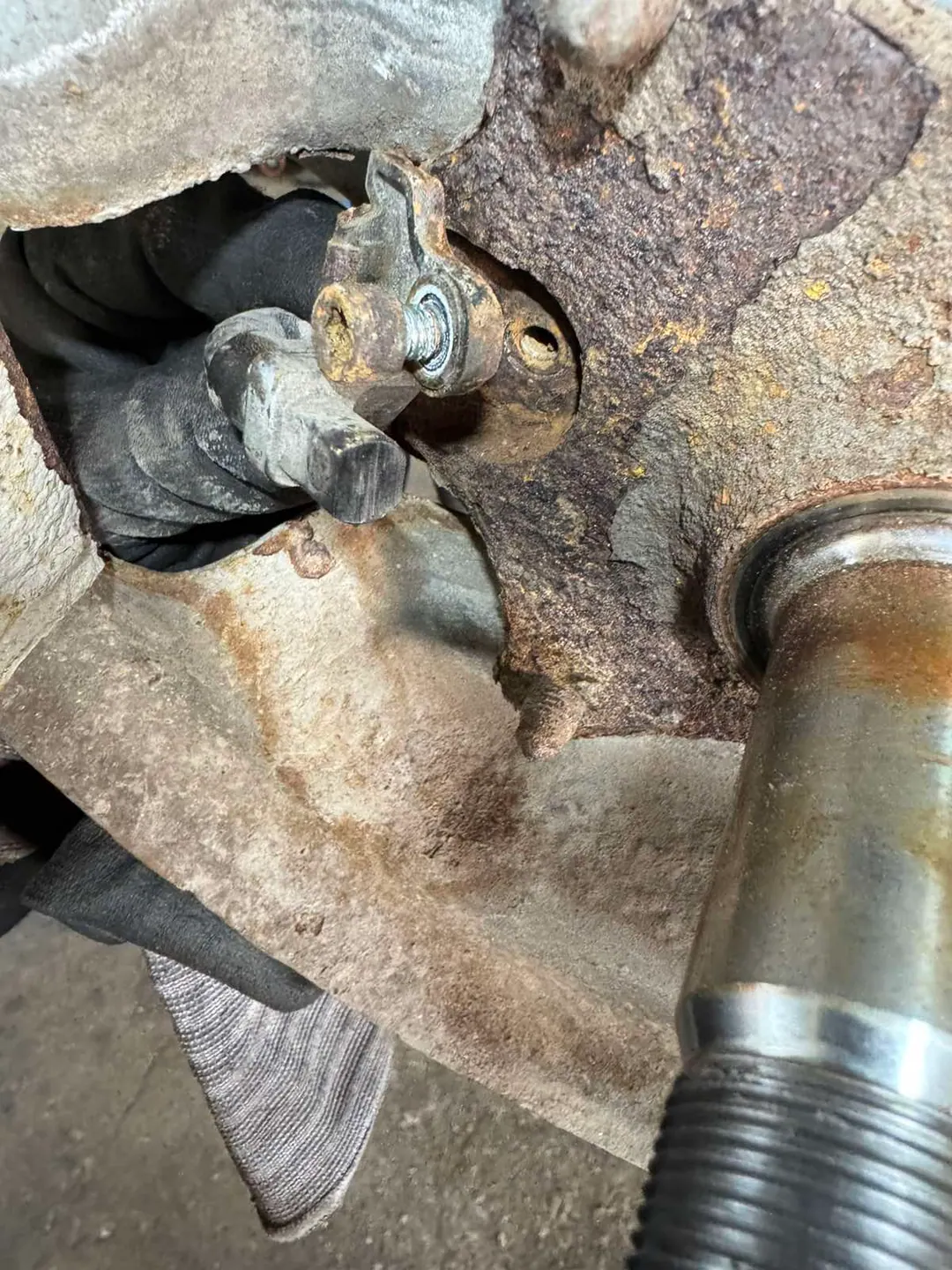 Before repair: ABS Citroen C5